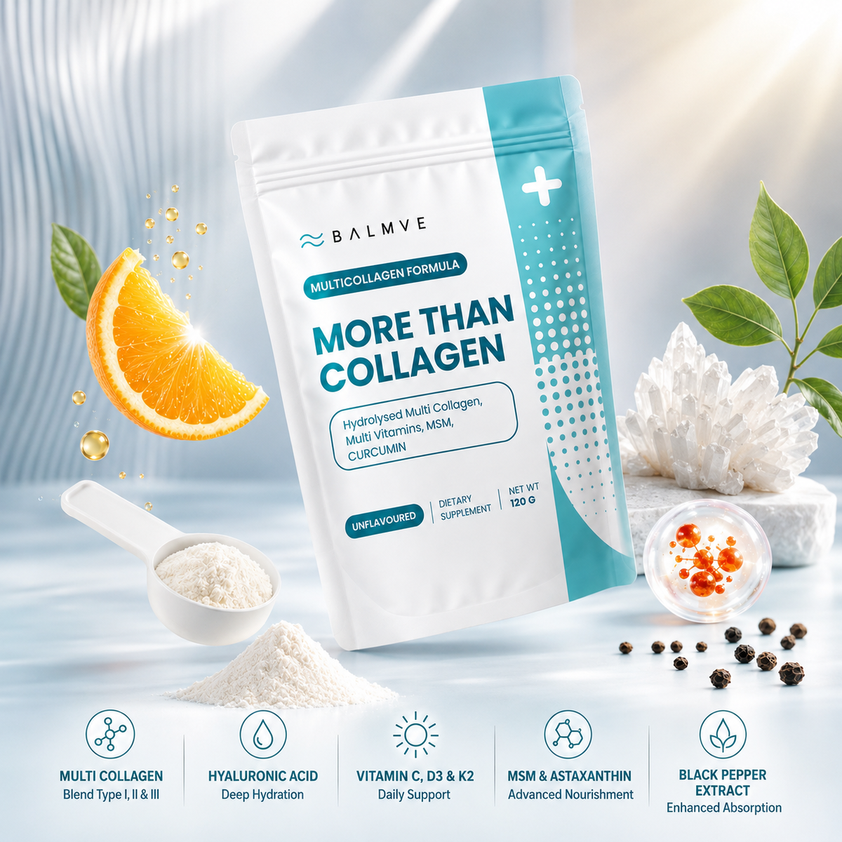 More Than Collagen — Type 1,2,3 Collagen (FREE Packet Included In This Bundle)
