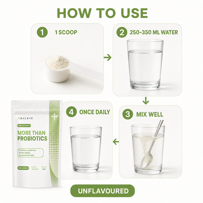 How to use BALMVE More Than Probiotics once daily